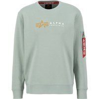 Rundhals-Sweatshirt mit Ärmeltasche