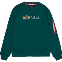 Rundhals-Sweatshirt mit Ärmeltasche
