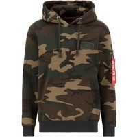 Kapuzenpullover mit Camouflage-Muster