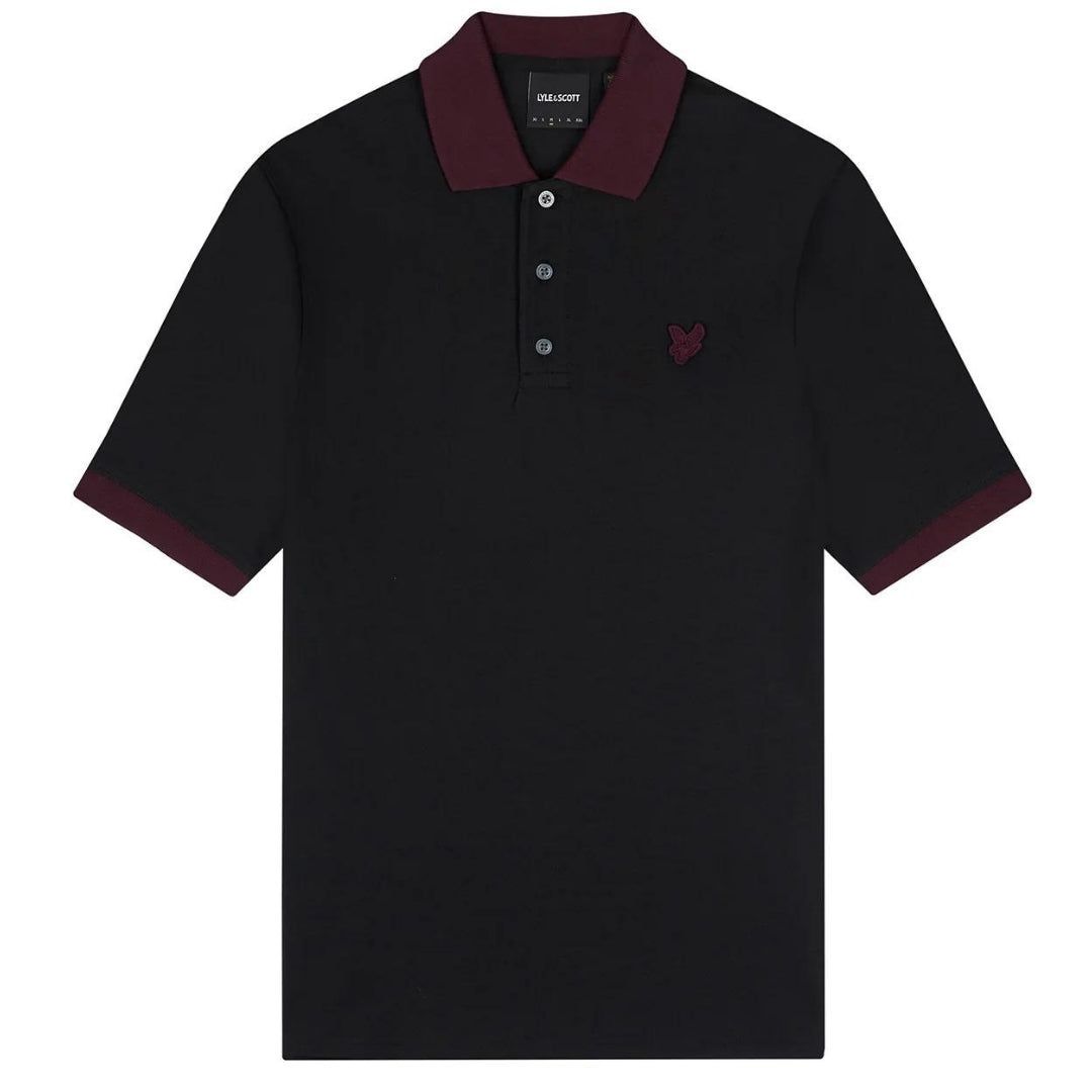 Klassisches Ringer-Poloshirt