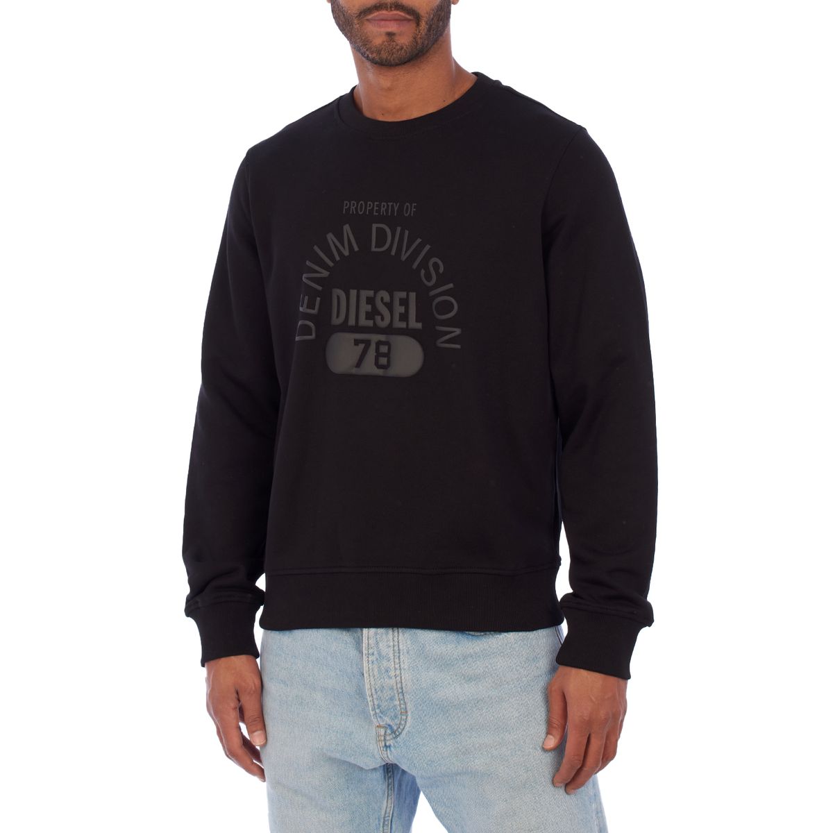 Herren Sweatshirt mit Grafikprint aus Baumwolle