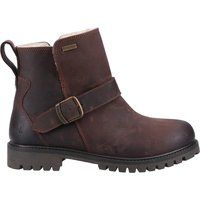 Leder-Stiefeletten mit Schnallendetail