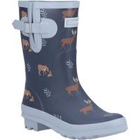 Cotswold - Damen Gummistiefel "Woodland", Rotwild (Marineblau)