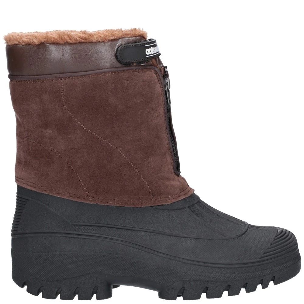 Wasserdichte Winterstiefel mit Frontreißverschluss