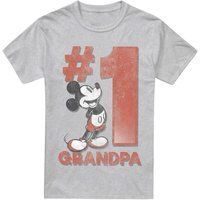 Mickey Maus Nummer Eins Opa T-Shirt