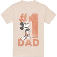 Micky Maus Nummer Eins Papa T-Shirt