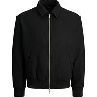 Herren Bomberjacke, Schwarz, Uni