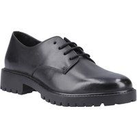 Hush Puppies Aubrey Schnürsenkel Snr Leder Mädchen Schwarze Derby Schuhe