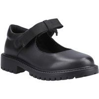 Hush Puppies Astrid Schleife Leder Mädchenschuhe Schwarz