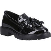 Hush Puppies Abigail Patent Senior Leder Mädchen Schwarz Slipper