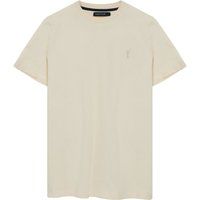 Baumwoll-T-Shirt mit Rundhalsausschnitt und Logo