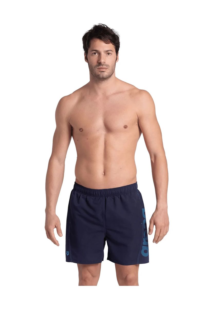Sportliche Strandshorts mit Logoprint