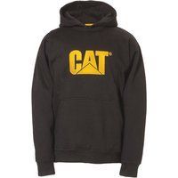 Caterpillar Marken Baumwolle Herren schwarzer Kapuzenpullover