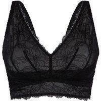 Blumen-Spitzen-Bralette ohne Futter