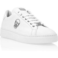 Low-Top Leder Mode Sneaker Schädel