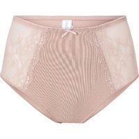 High-Waist Slip mit floralem Jacquardmuster