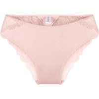 Bikini-Slip mit Spitzenbesatz