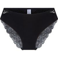 Bikini-Slip mit Spitzenbesatz