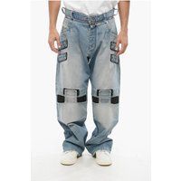 Locker geschnittene Jeans mit Details