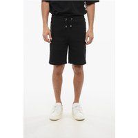 Schwarze Jersey-Strickshorts für Herren