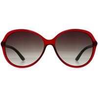 Übergroße runde Sonnenbrille mit Farbverlaufsgläsern
