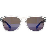 Sonnenbrille mit klarem Kristallrahmen