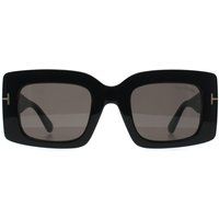 Markante Sonnenbrille mit rechteckigem Rahmen