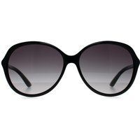 Übergroße runde Sonnenbrille mit Farbverlaufsglas