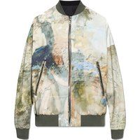 Wendbare Bomberjacke mit Grafikdruck