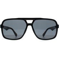 Schwarze Piloten-Sonnenbrille