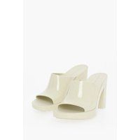 Gleam Plateau Mules mit Absatz