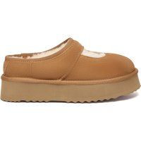 Bequeme Mary Jane Plateau Hausschuhe