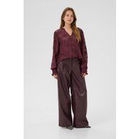 Langarm-Bluse CUolu Relaxed fit burgundy