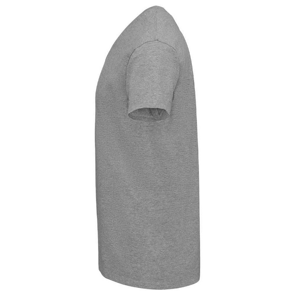 Klassisches V-Ausschnitt Baumwollshirt