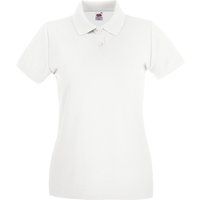 Fruit of the Loom - Poloshirt für Damen (Weiß)