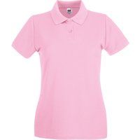 Fruit of the Loom - "Premium" Poloshirt für Damen (Hellrosa)