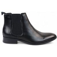Schwarze Chelsea Stiefeletten für Herren