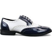 Herren Brogue Lackschuh mit Flügelkappe