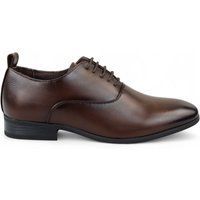 Klassische braune Oxford-Schnürschuhe für Herren
