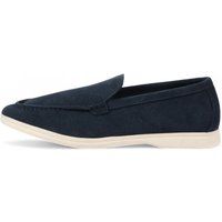 Klassischer marineblauer Wildleder Loafer