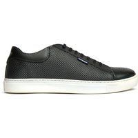 Brogue-Detail Sneaker in Lederoptik
