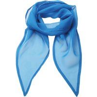 Leichter Chiffon-Schal in Saphirblau