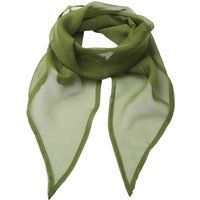 Leichter olivgrüner Chiffon-Schal
