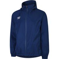 Umbro - "Total" Jacke, wasserfest für Herren - Training (Marineblau/Weiß)