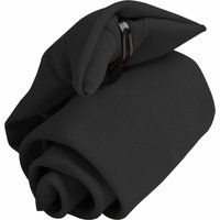 Einfarbige schwarze Clip-on Krawatte