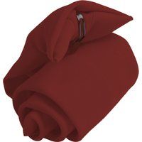 Einfarbige burgunderfarbene Clip-On-Krawatte