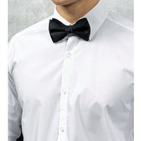 Klassische Schwarze Satin Fliege