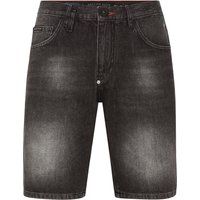 Denim Bermuda Shorts mit Distressed-Waschung