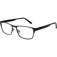 Rechteckige Vollrand-Metallbrille