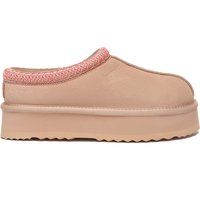 Plateau Slip-On Clog aus Wildleder